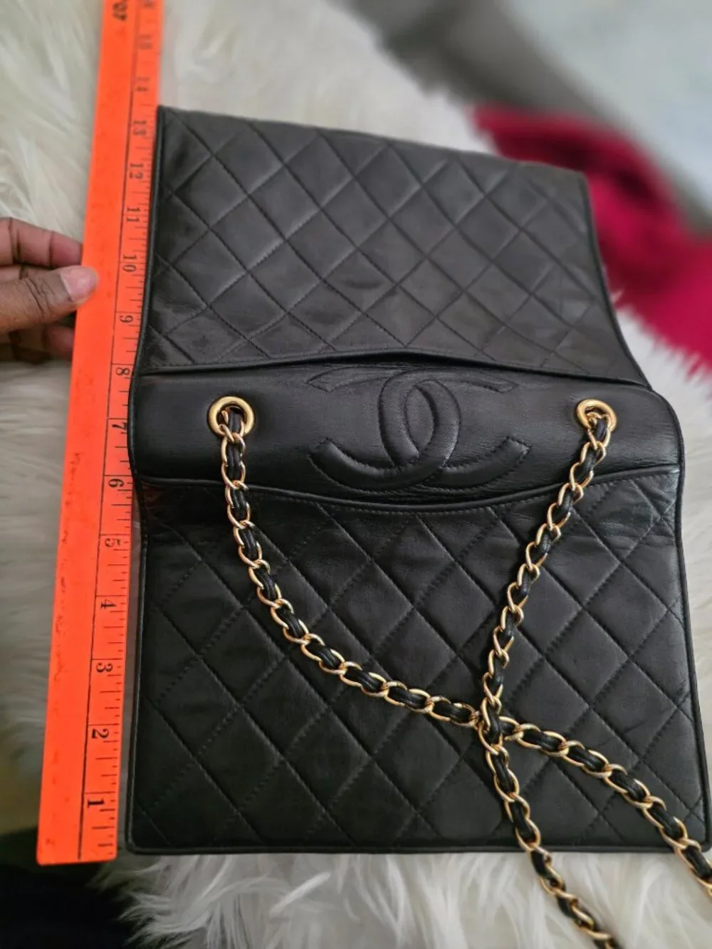 Small Lambskin Chanel Handbag